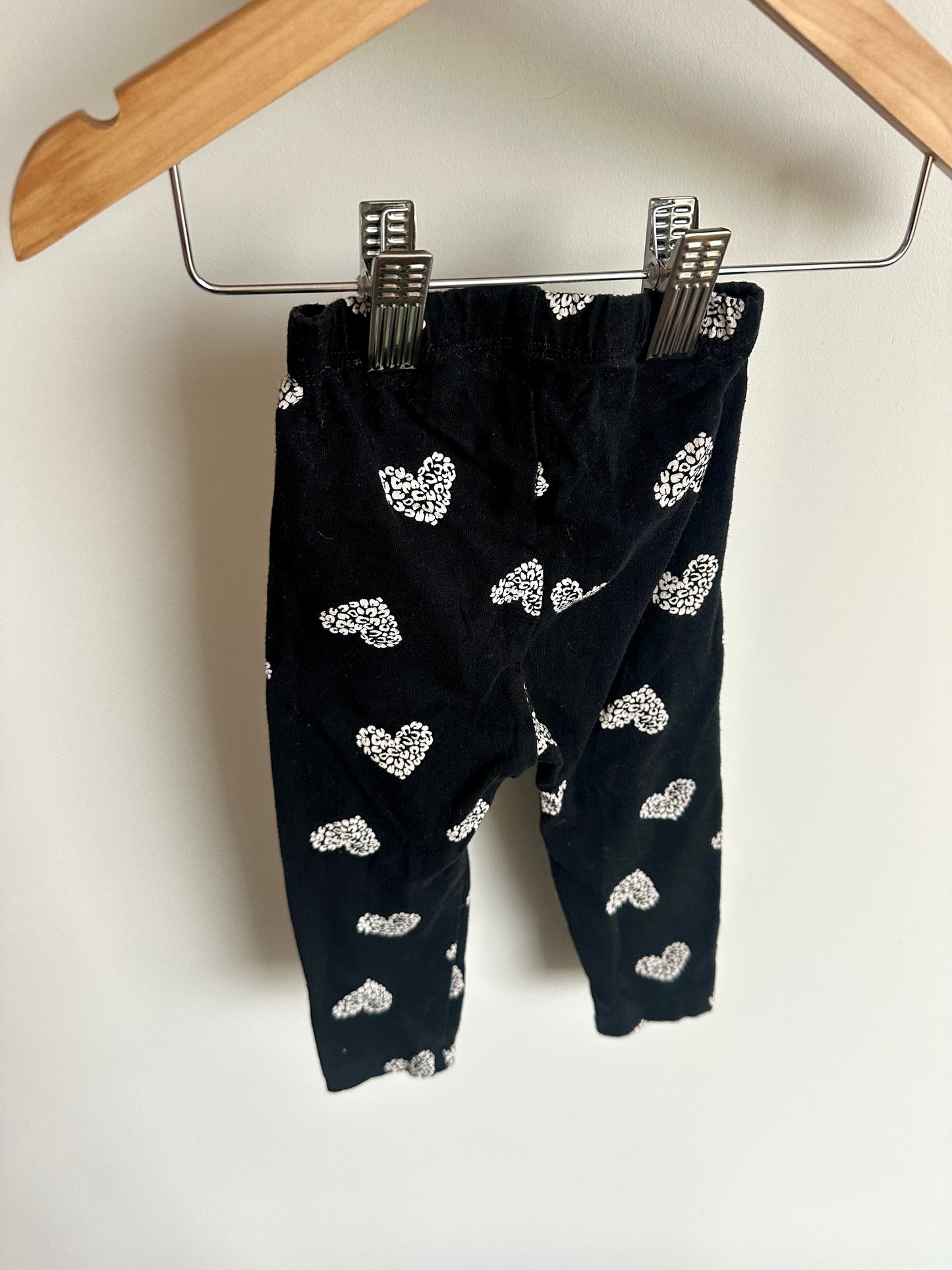 Black Heart Pants / 18-24m