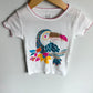 Bird Flower T-Shirt / 4T