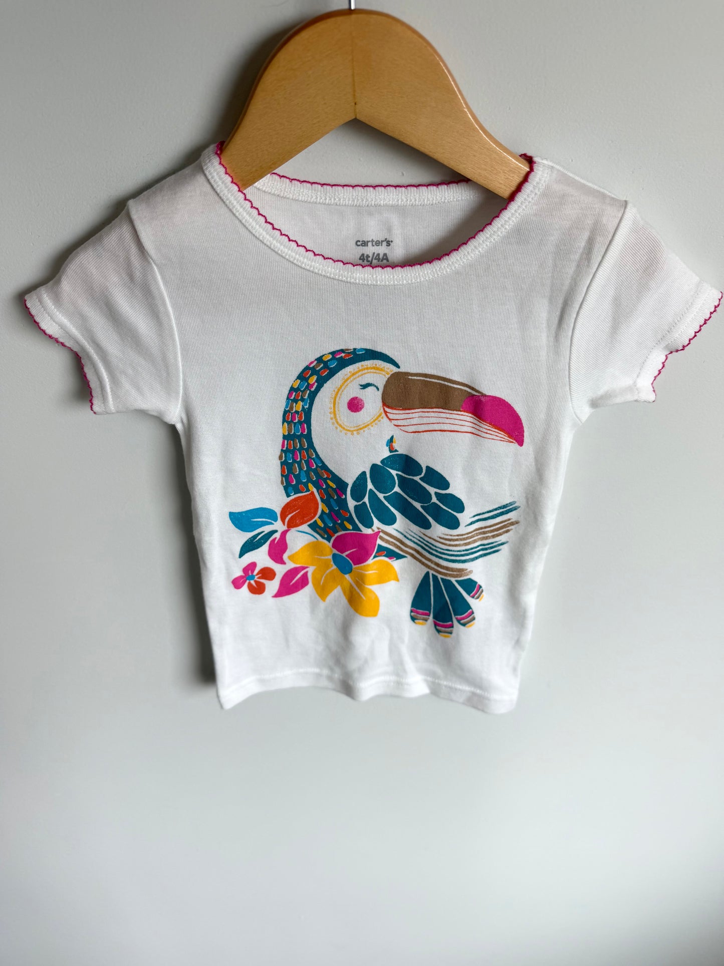 Bird Flower T-Shirt / 4T