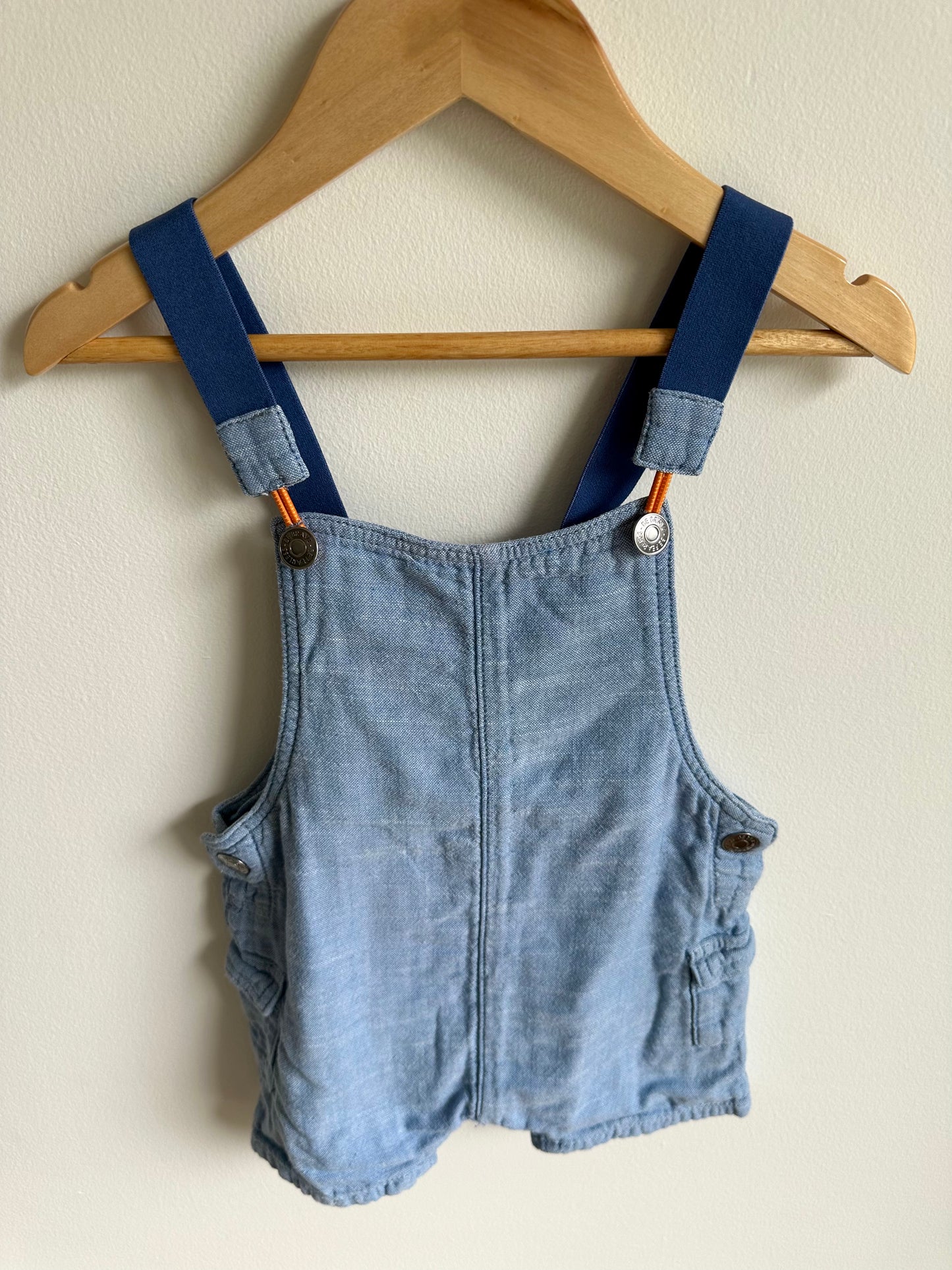 H&M Chambray Overalls / 12-18m