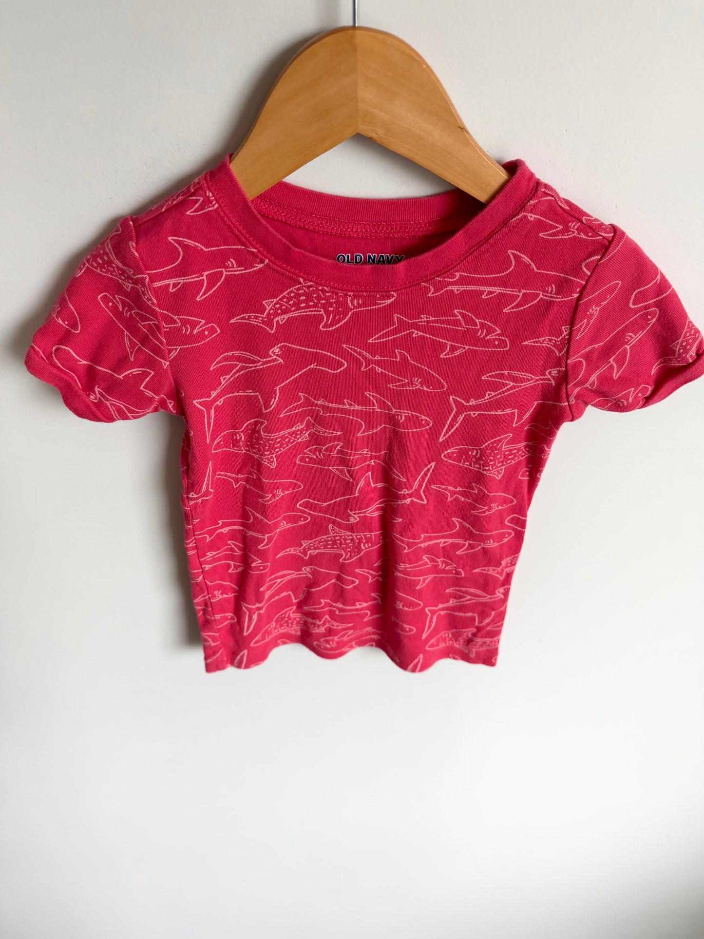 Pink Shark T-Shirt / 4T