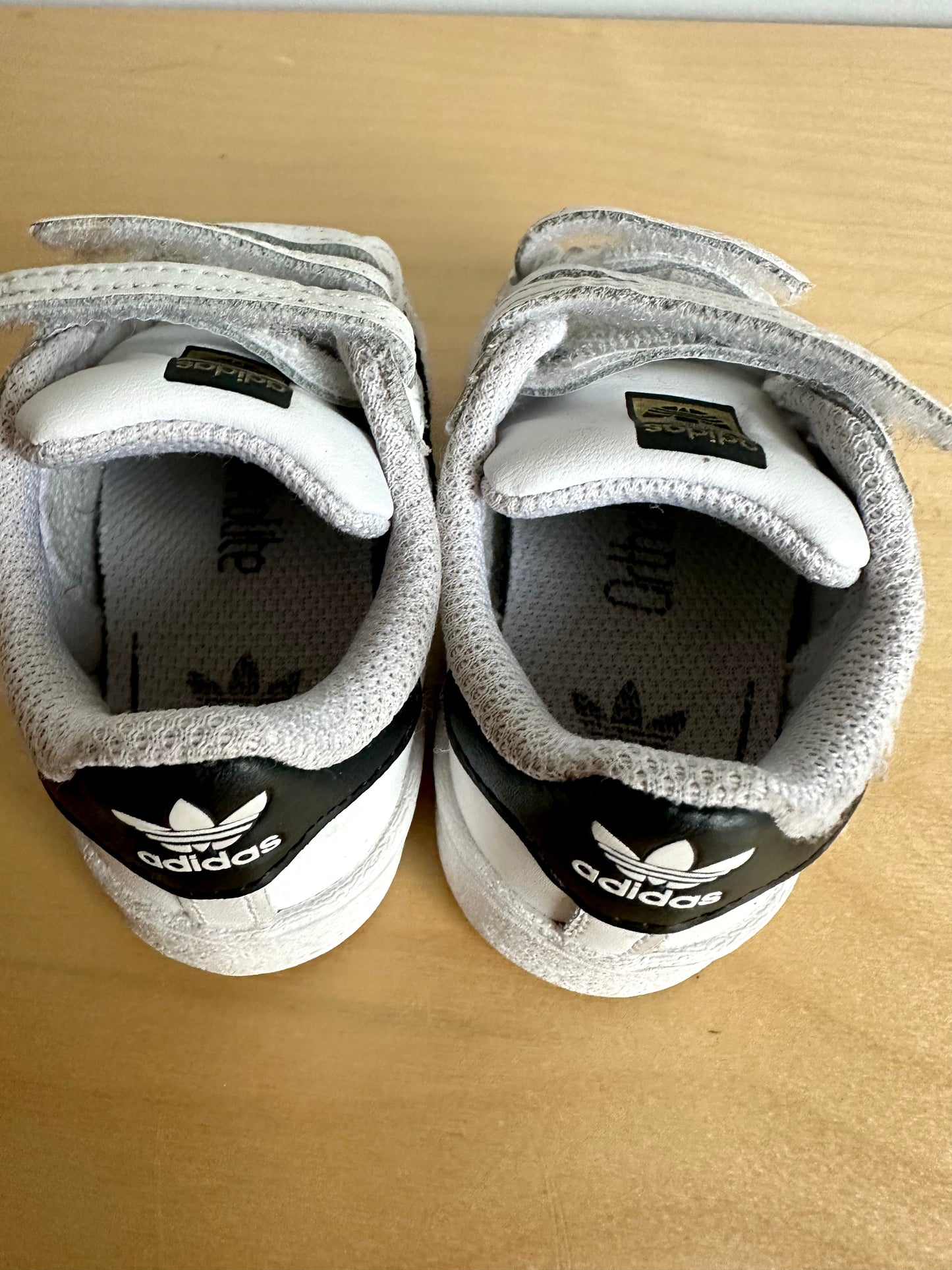 Adidas Striped Velcro Shoes / Size 5 Toddler