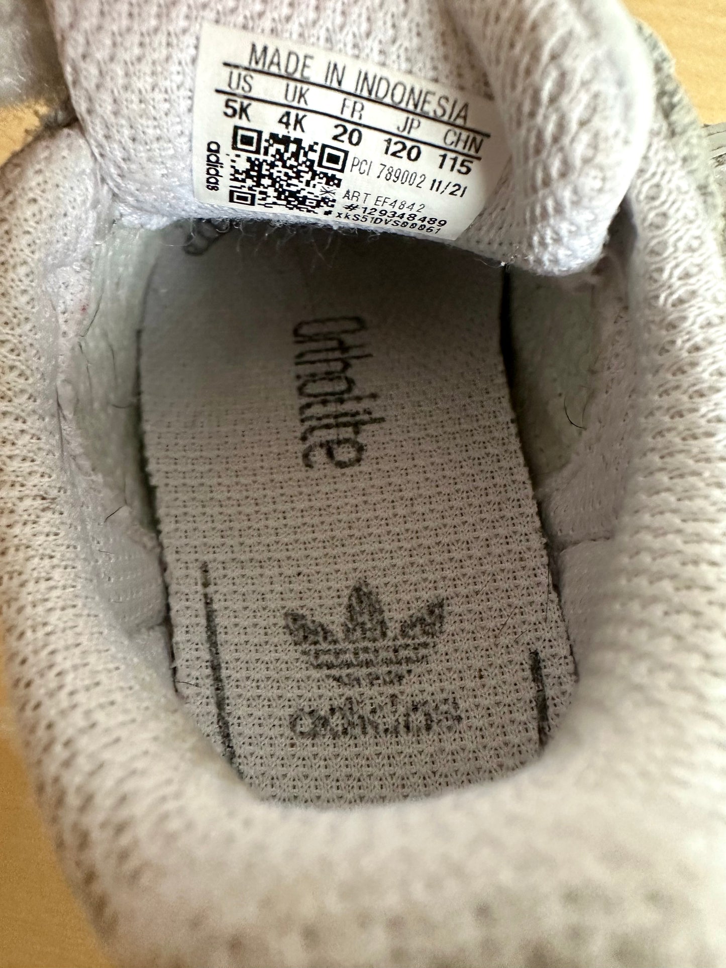 Adidas Striped Velcro Shoes / Size 5 Toddler