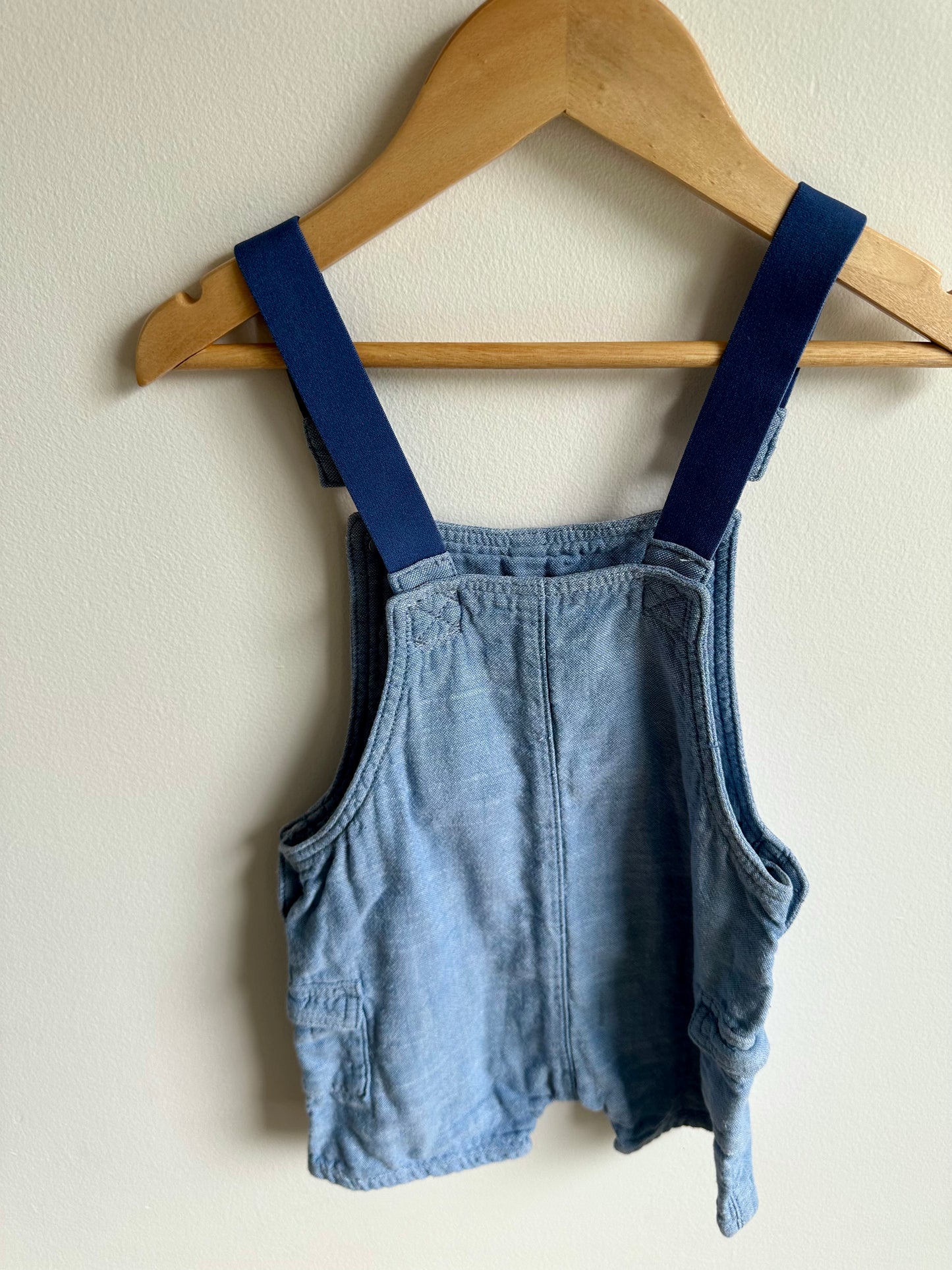 H&M Chambray Overalls / 12-18m