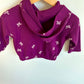Purple Waffle Knit Butterfly Hoodie / 12m