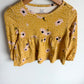 Yellow Flower Dotted Top / 4T