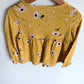 Yellow Flower Dotted Top / 4T