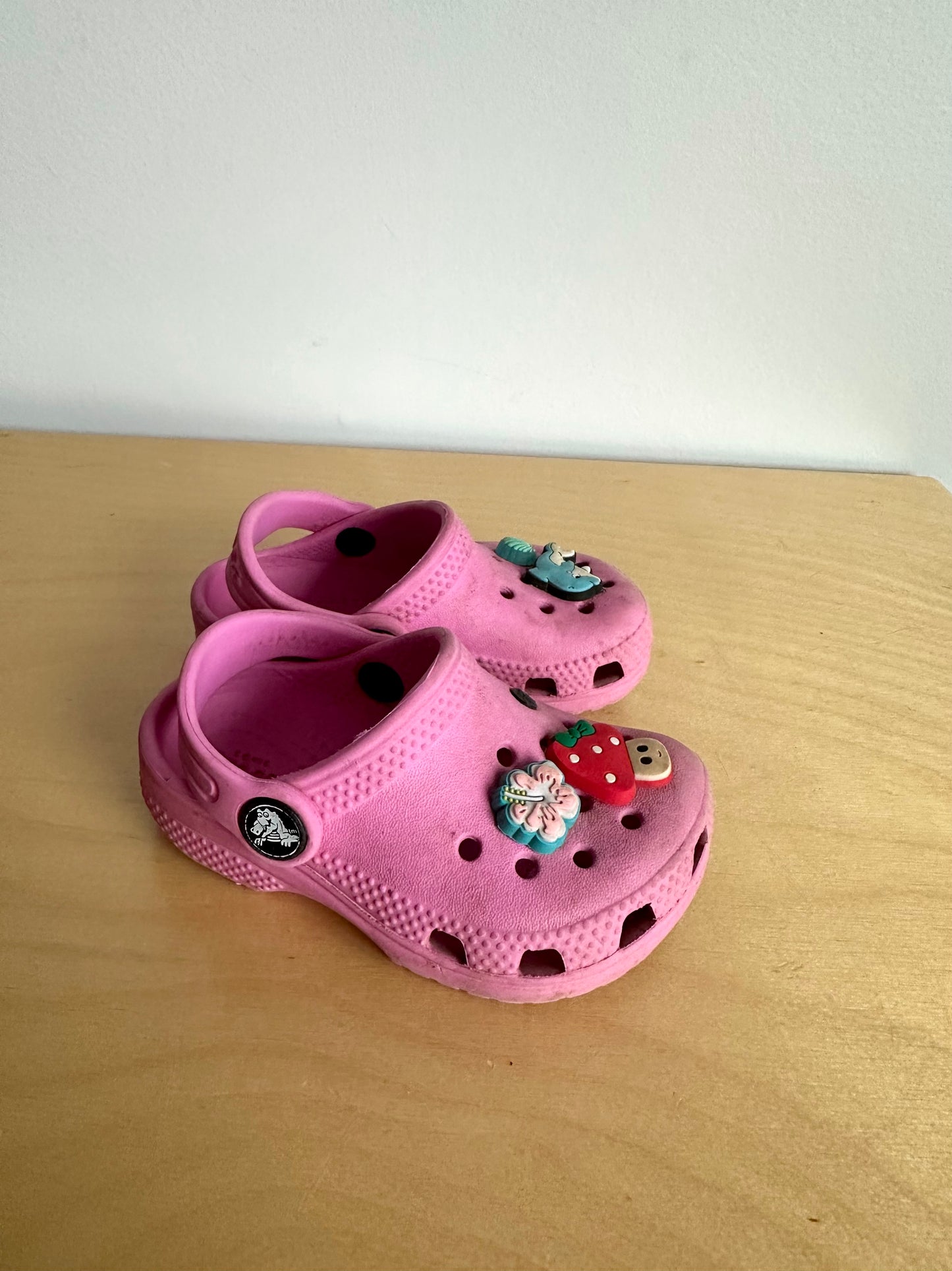 Crocs Pink Sandals / Size 5 Toddler