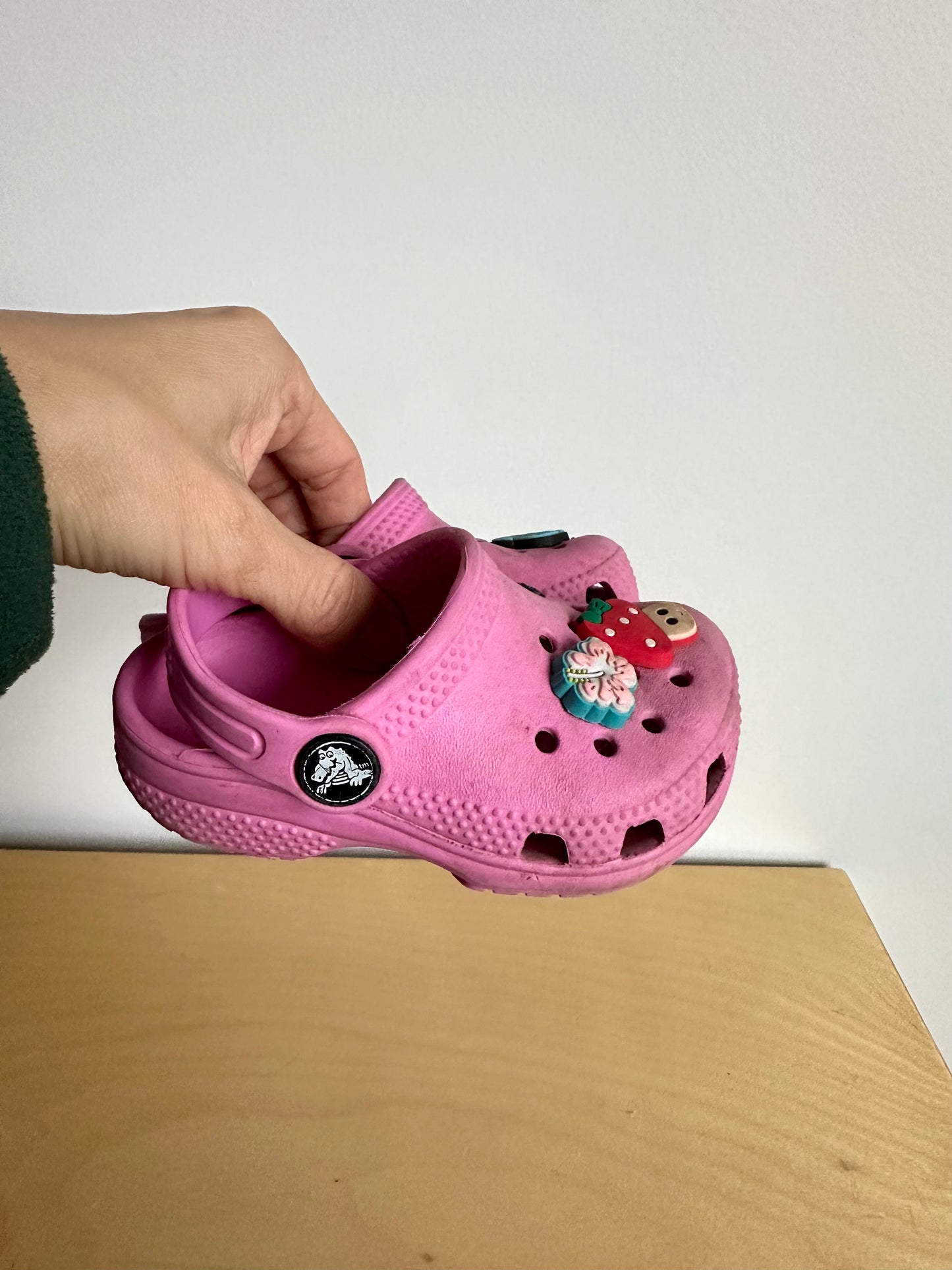 Crocs Pink Sandals / Size 5 Toddler