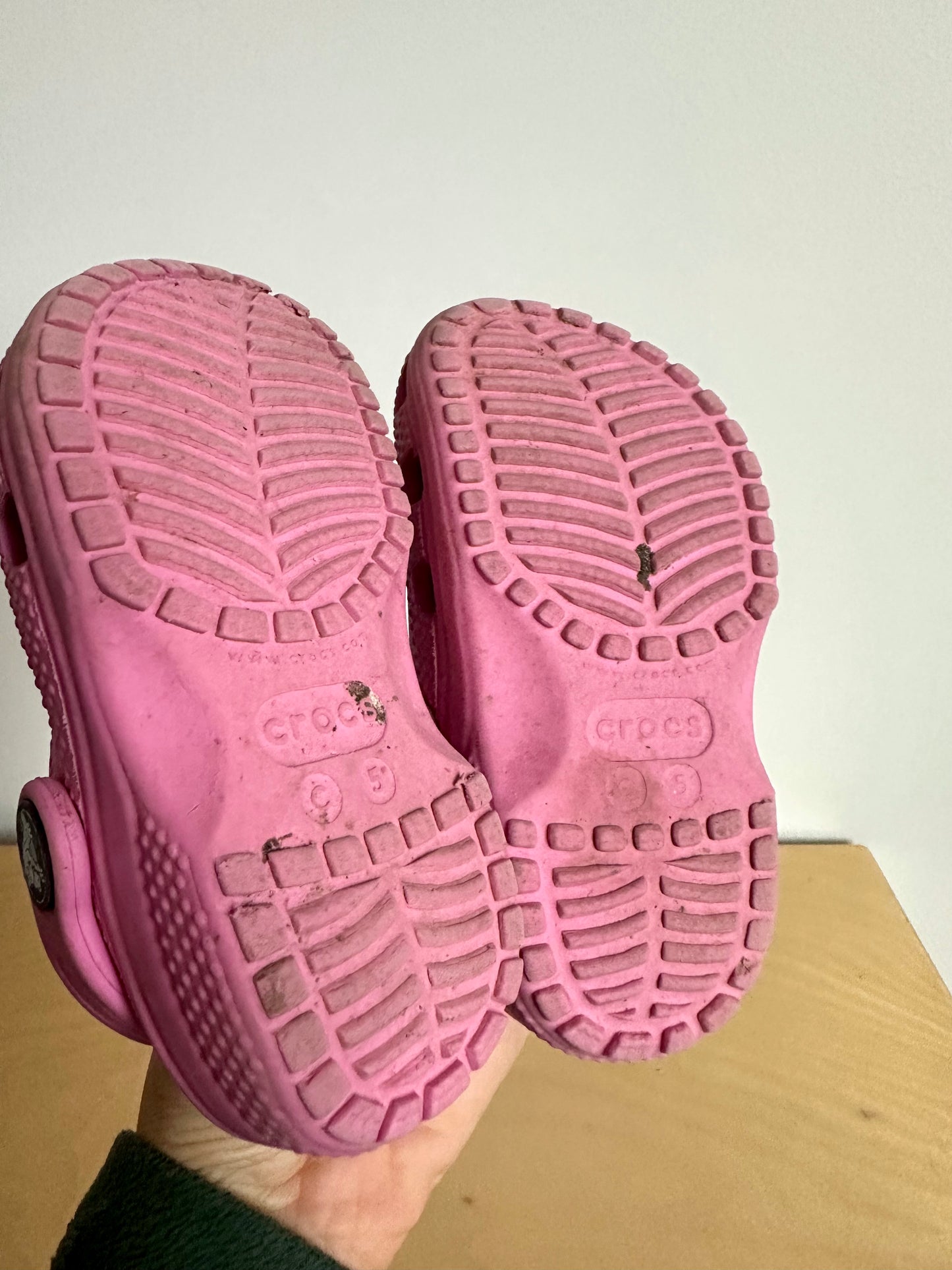 Crocs Pink Sandals / Size 5 Toddler