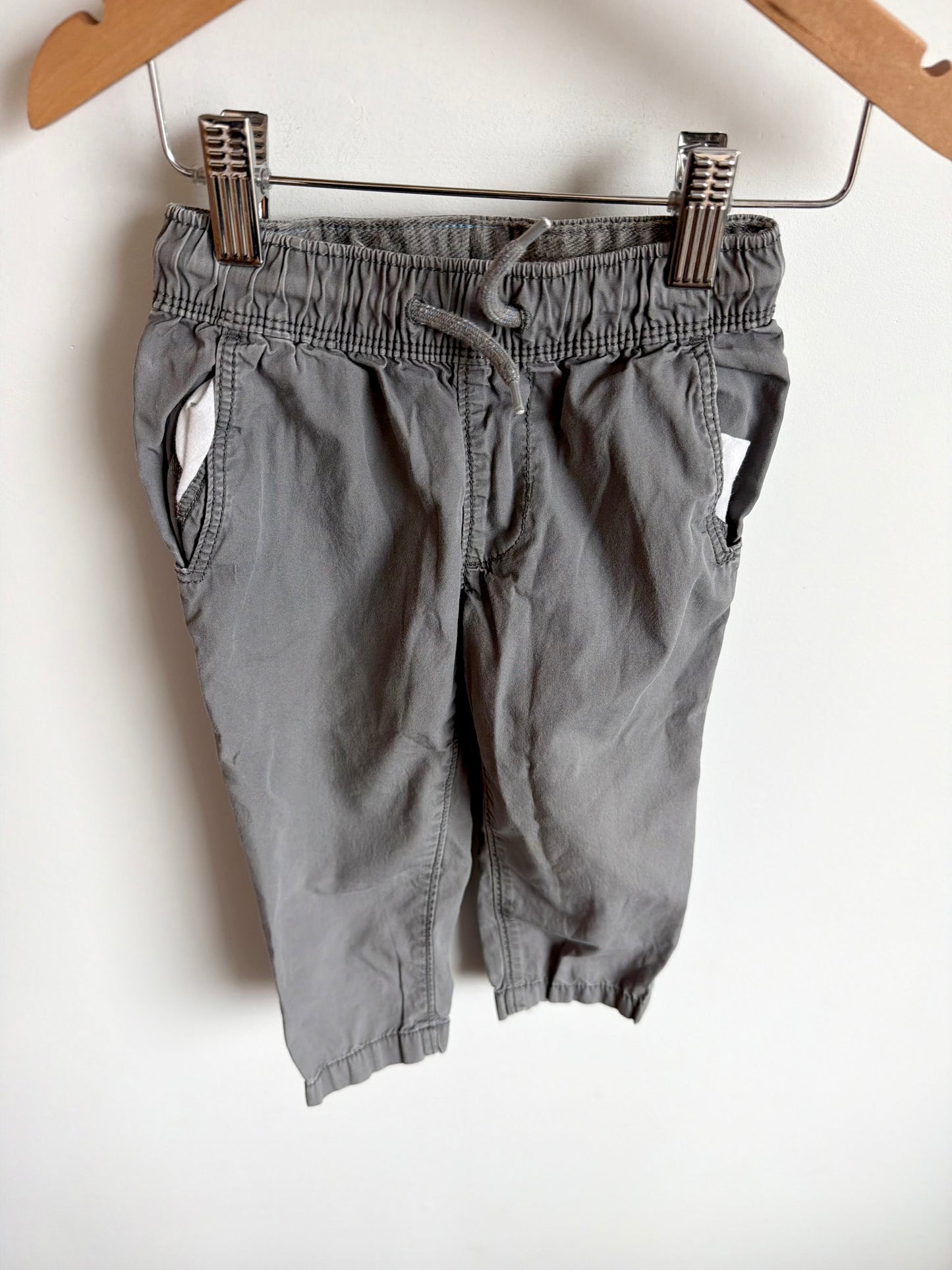 Grey Drawstring Pants / 2T