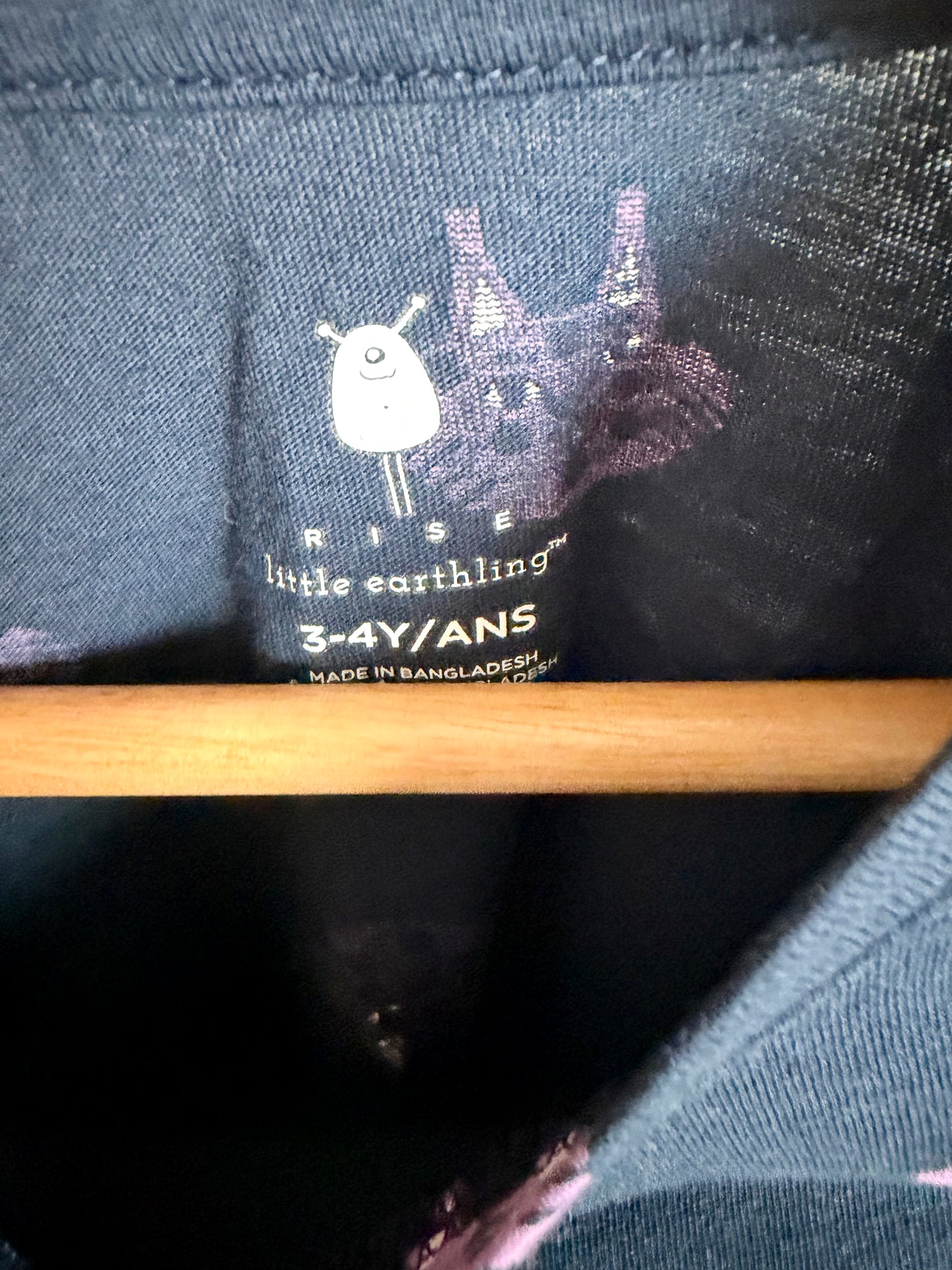 Purple Cat Long Sleeve Top / 3T