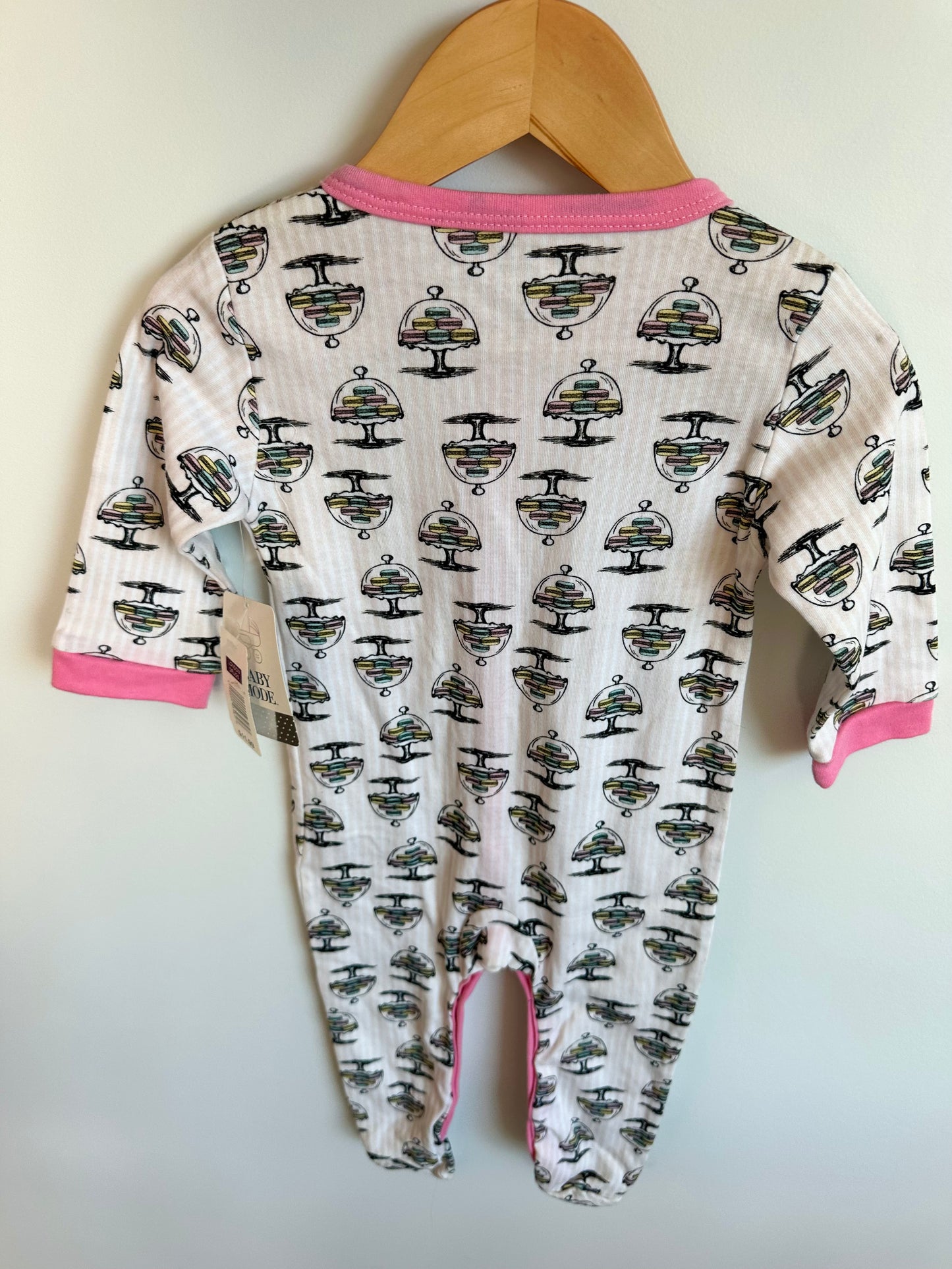 Macaroon Snap Sleeper (With Tags) / 12m