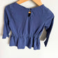 Indigo Floral Neckline Tunic Top / 3T