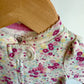 Gap Newborn Cream Floral Sleeper / 0m