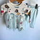 Disney Sweater Dress Tutu + Pants Set / 3-6m