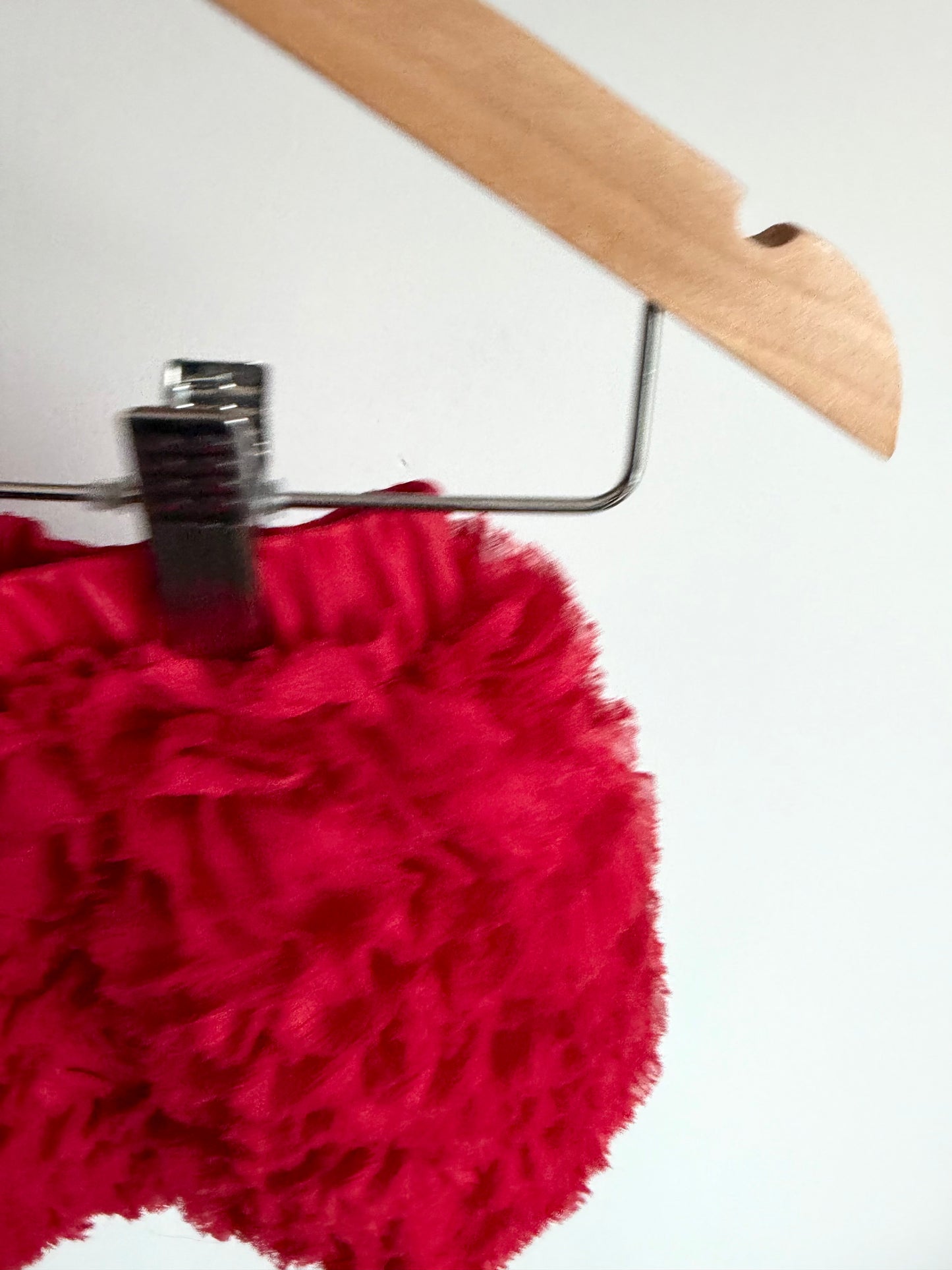 Red Tiered Ruffle Skirt / 2T