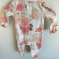 Gap Organic Ruffle Floral Sleeper / 0-3m
