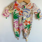 Gap Organic Cream Floral Sleeper / 0-3m