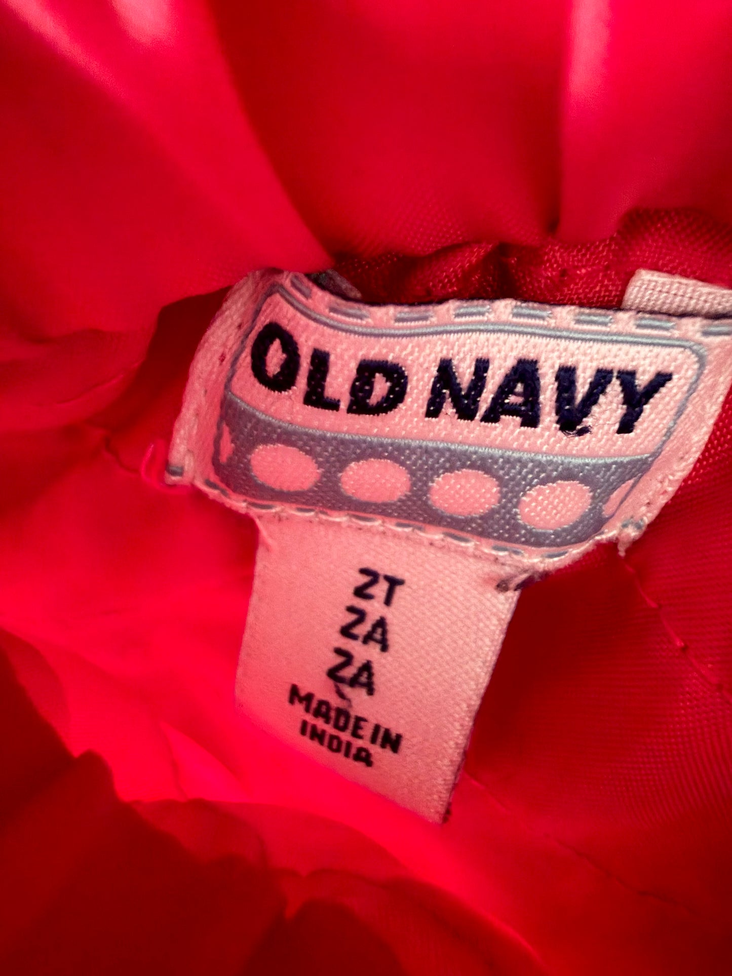 Red Tiered Ruffle Skirt / 2T