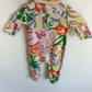 Gap Organic Cream Floral Sleeper / 0-3m