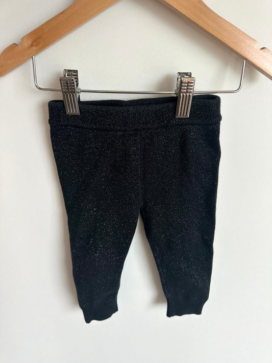 Sparkly Black Pants / 18-24m