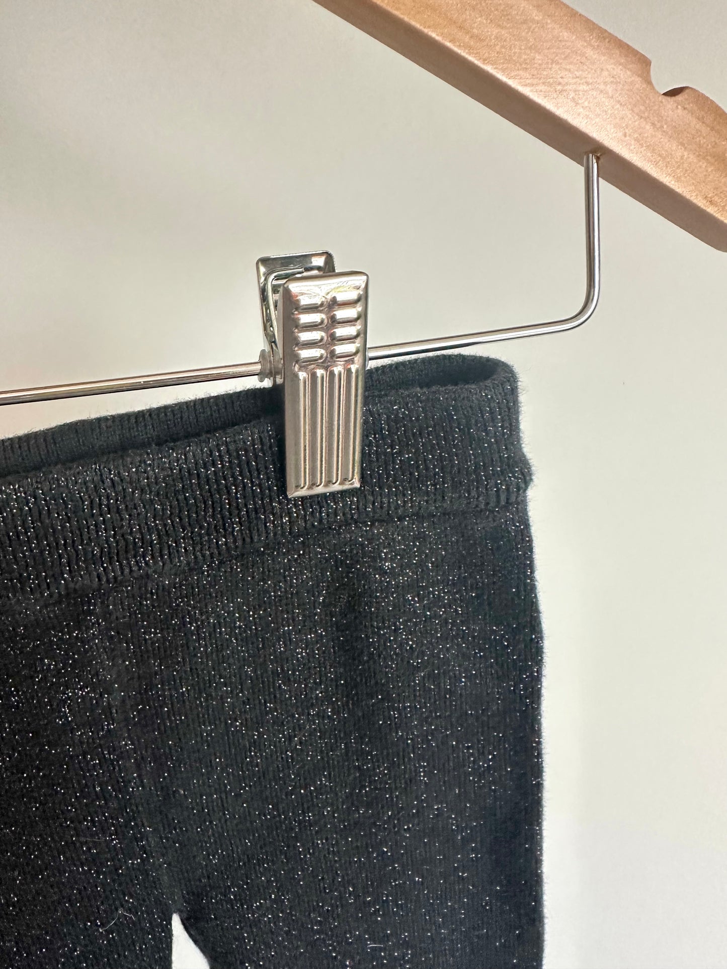 Sparkly Black Pants / 18-24m