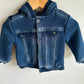 Mayoral Stretchy Denim Look Hoodie / 6-9m