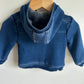 Mayoral Stretchy Denim Look Hoodie / 6-9m