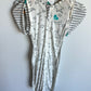 Space Bamboo Sleep Sack with Stripes / 3-9m