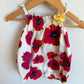 Floral Bubble Romper / 12m