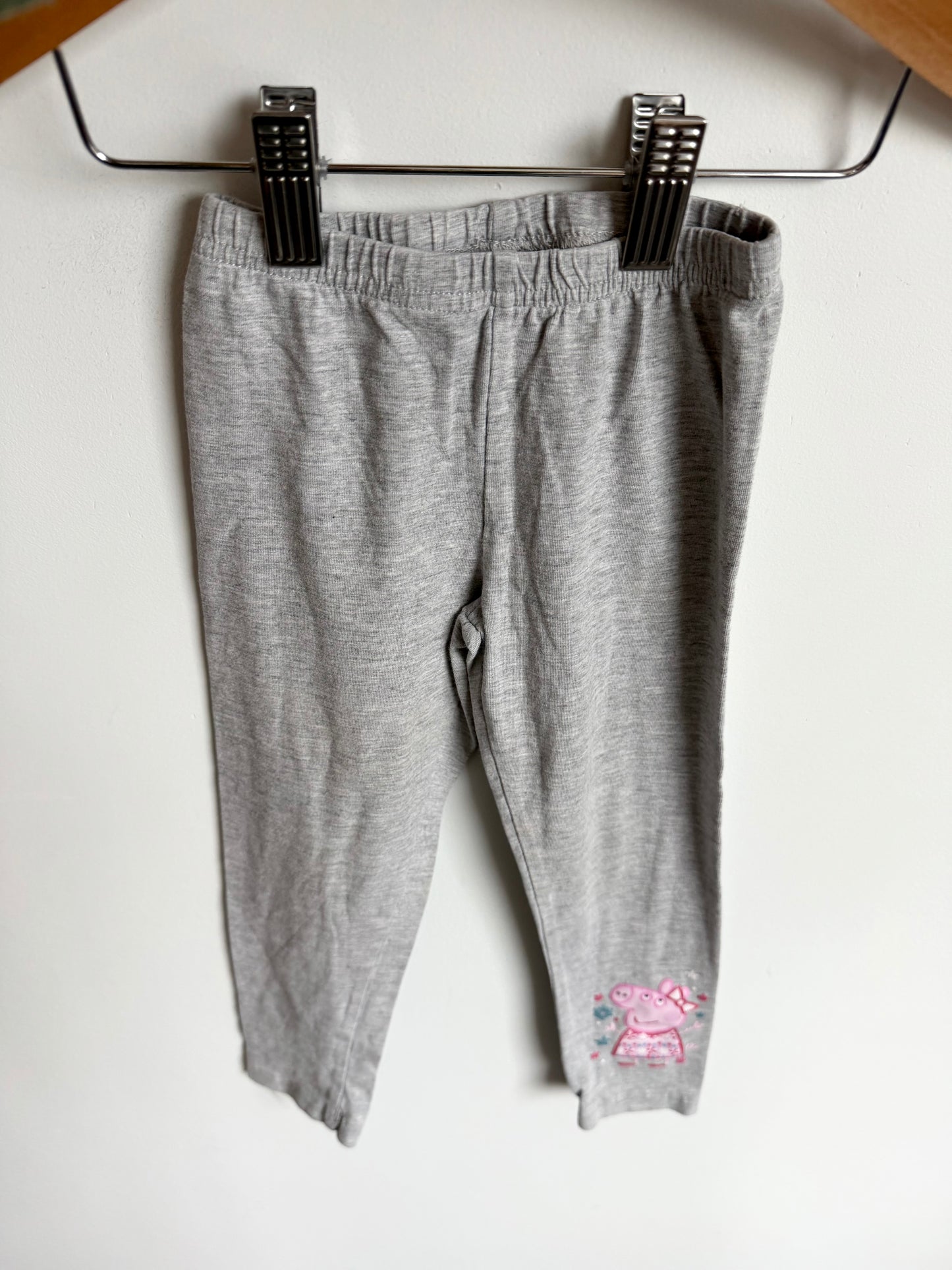 Peppa Pig Grey Leggings / 2T