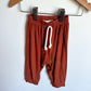 Terracotta Drop Crotch Pants / 12-18m