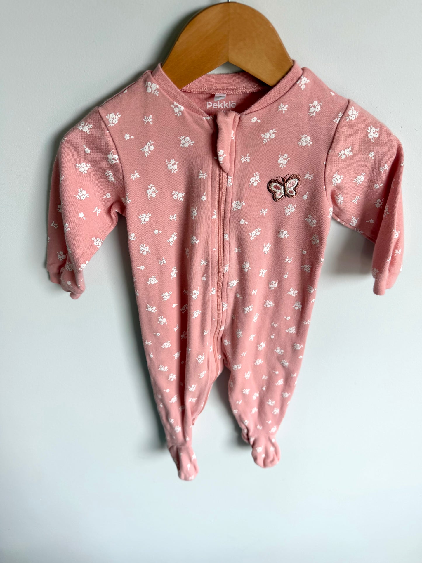 Butterfly Pink Sleeper / 6m