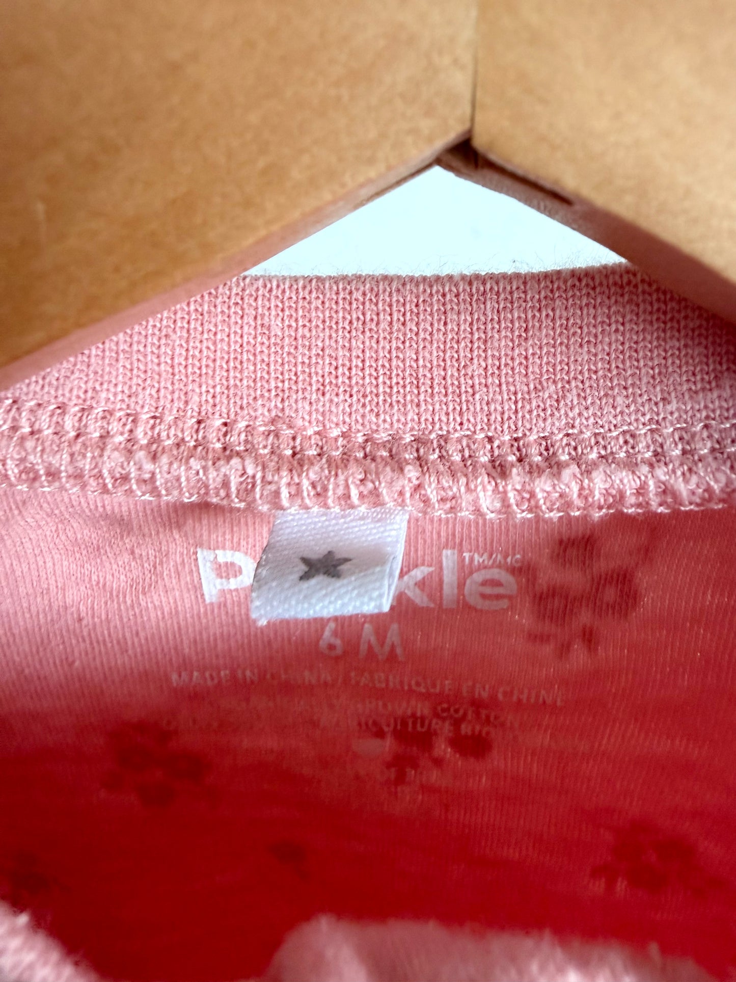 Butterfly Pink Sleeper / 6m