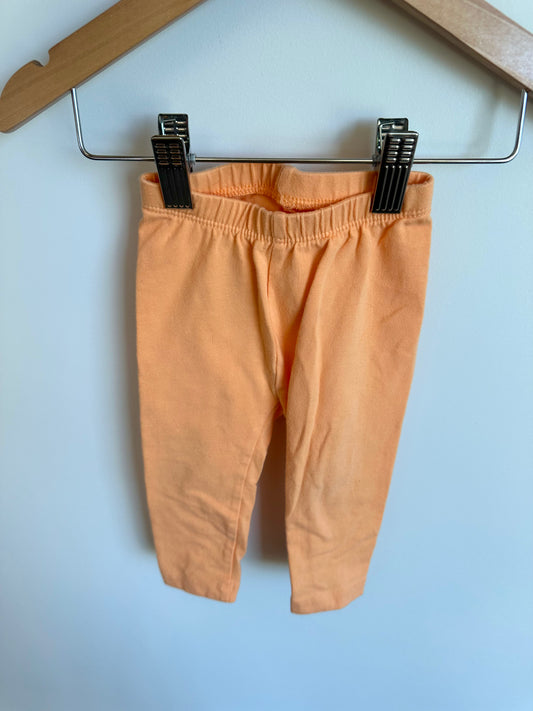 Peach Leggings / 12-18m