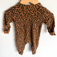 Animal Print Footed Sleeper / 3-6m