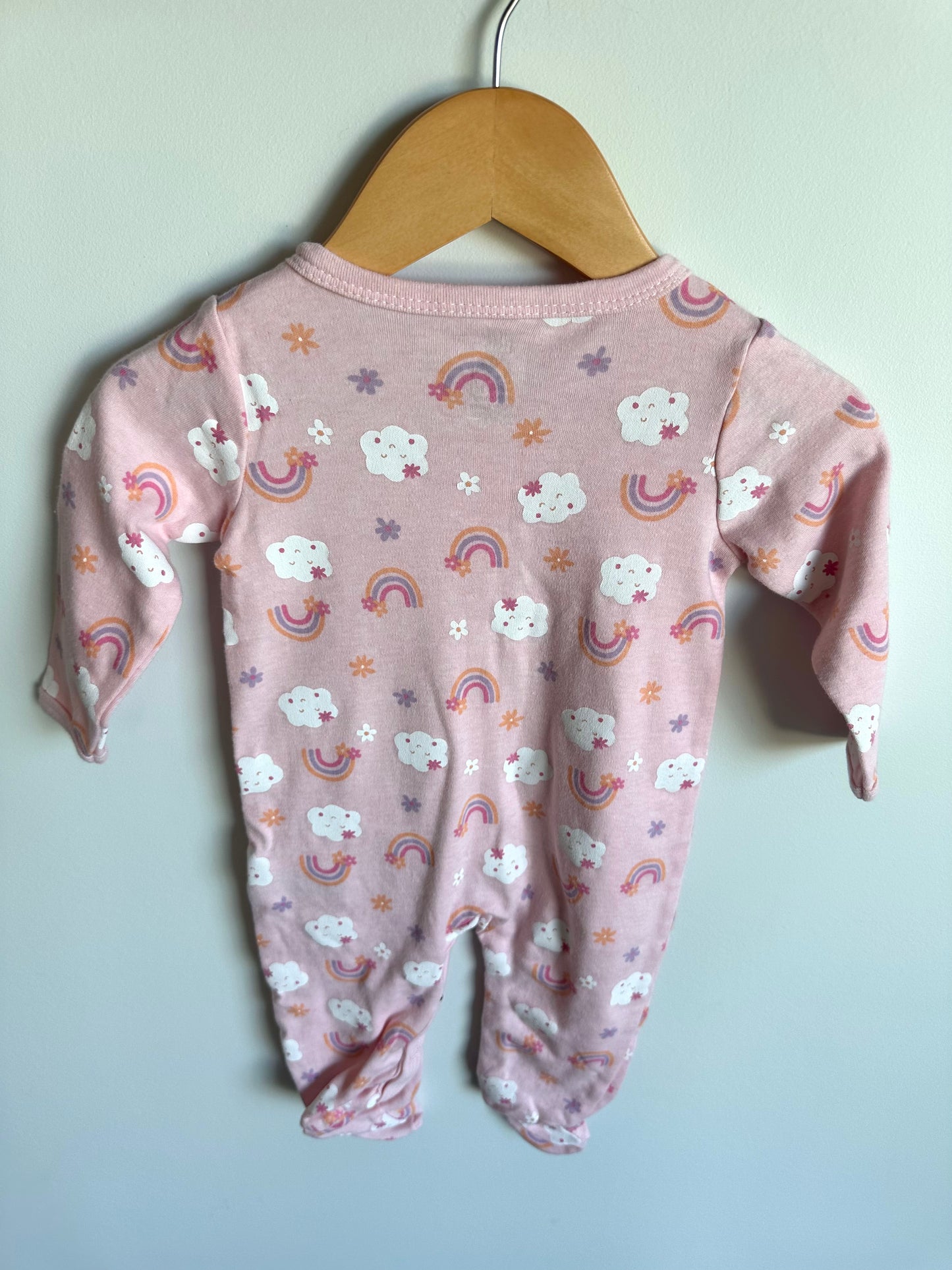 Cloud Rainbow Snap Sleeper / 6-9m
