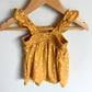 Yellow Dot Dress / 3-6m
