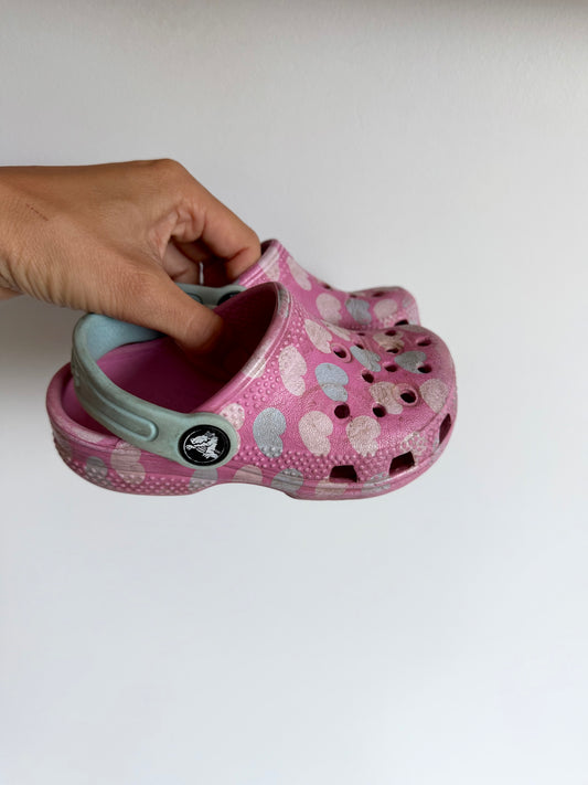 Croc Heart Sandals / Size 7 Toddler