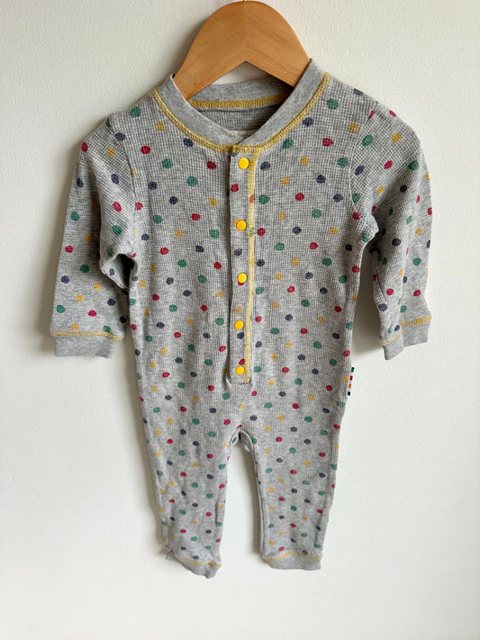 Dot Pattern Jumpsuit / 12-18m