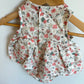 Linen Floral Dress with Bodysuit / 0-3m