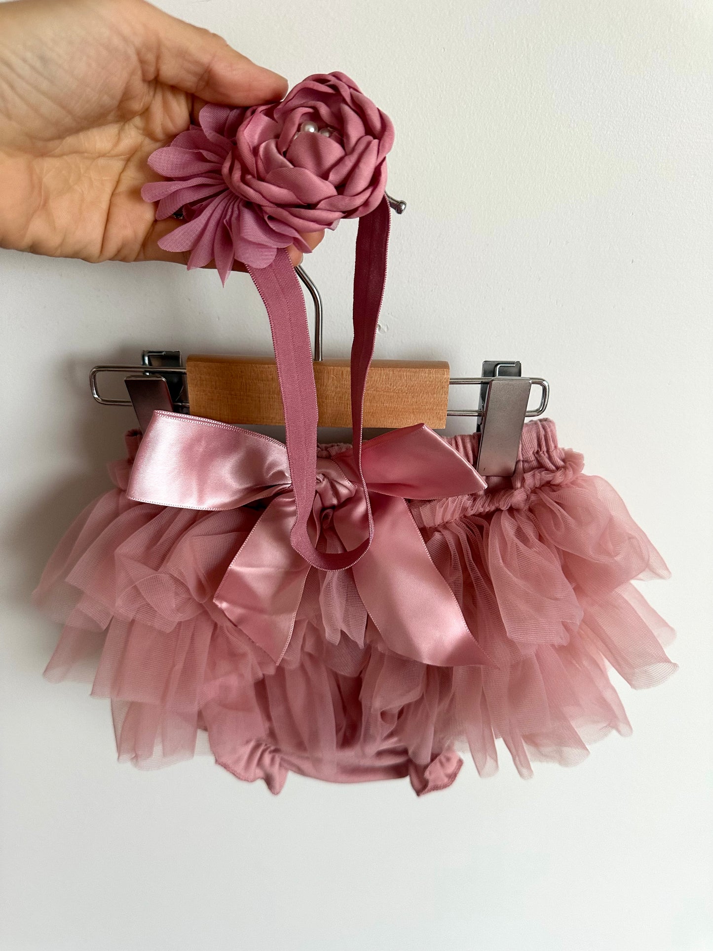 Rouge Bloomer Tutu with Headband / 12m?