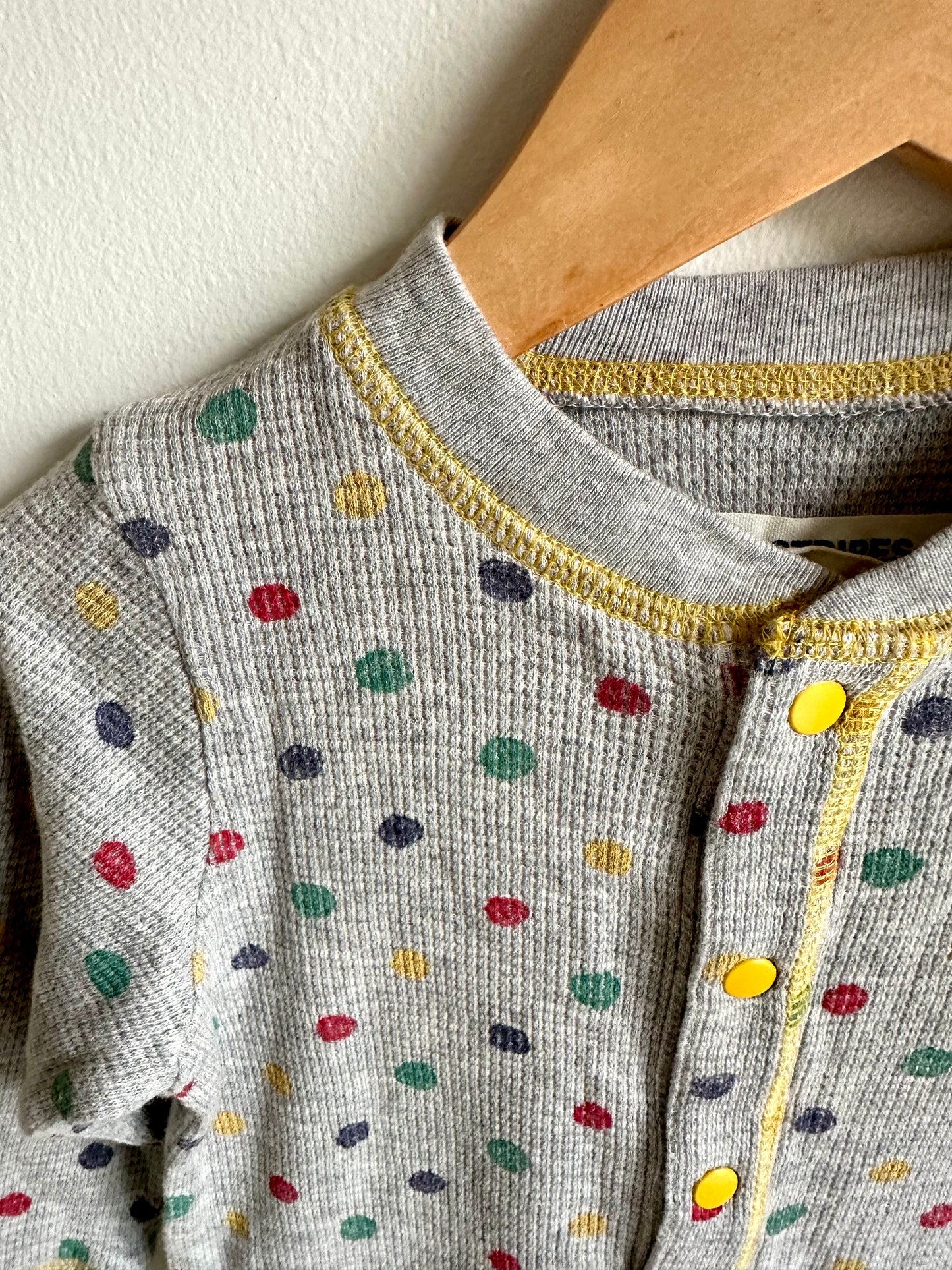 Dot Pattern Jumpsuit / 12-18m