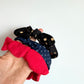 Red, Gold Polka Dot, Navy Polka Dot Headbands / 2-3T?