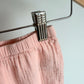 Pink Drop Crotch Cotton Pants / 3-6m