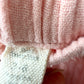 Pink Drop Crotch Cotton Pants / 3-6m
