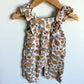 Retro Floral Jumpsuit / 3-6m