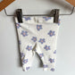 Purple Flowers Leggings / 3-6m