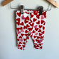 Red Heart Leggings / 3-6m